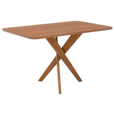 Mesa de Jantar Cacau 4 Lugares Retangular MDF 130x80CM Amadeirado