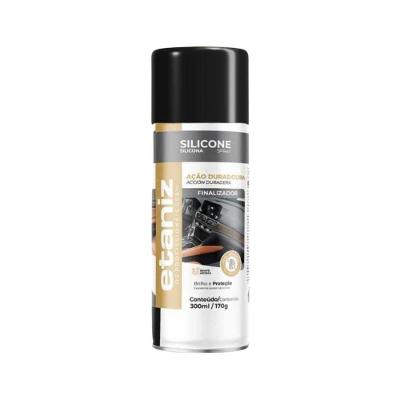 Silicone Spray 300ML Etaniz Proteção e Brilho para Plásticos e Couro