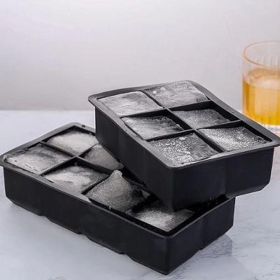 Kit 2 Formas de Silicone para Gelo Cubo Grande para Drinks e Whisky