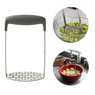 Amassador de Batatas BS40210 Aço Inoxidável Silicone Cinza Baker's Secret
