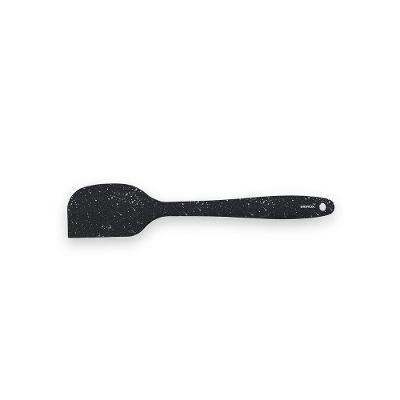 Espátula de Silicone Flex 28CM Até 200 graus C Antiaderente Cozinha Preto Brinox