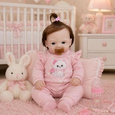 Boneca Bebê Reborn Silicone Sólido 33cm Pode Dar Banho Nude Sonho Realista