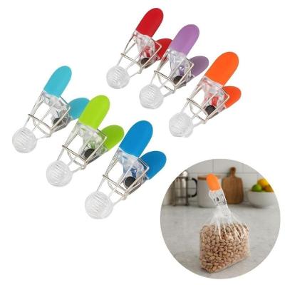 Kit 6 Clipes Prendedores BS40102 Magnético Silicone Alimentos Baker's Secret