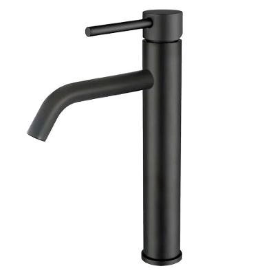 Torneira Bica Alta de Mesa DP9102 Aço Inox Black Matte Preta W Metais