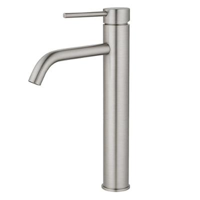 Torneira de Água Fria Bica Alta de Mesa Inox Escovado DP8102 W Metais