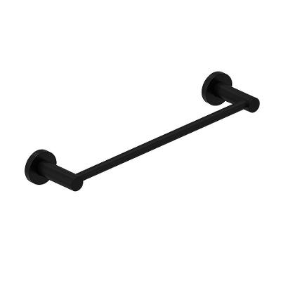 Toalheiro Dpace9512 30cm Black Matte Aço Inox 304ss Preto Estilo Metais
