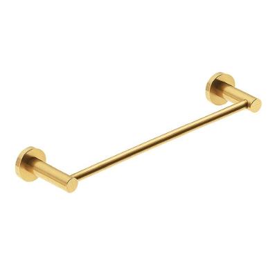 Toalheiro 30cm Dourado Escovado Aço Inox DPACE6512 Drop Metais
