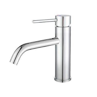 Torneira Misturador Monocomando Bica Baixa de Mesa Aço Inoxidável Cromado DP4201