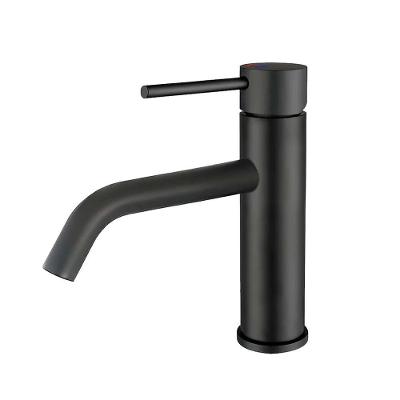 Torneira Monocomando Bica Baixa Banheiro Inox Black Matte DP9201 Estilo Metais
