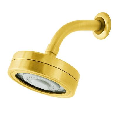 Ducha Chuveiro Redondo ABS DP6720P Autolimpante de Parede Dourado Drop Metais