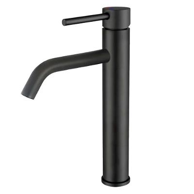Torneira Monocomando Bica Alta de Mesa Black Matte DP9202 Estilo Metais