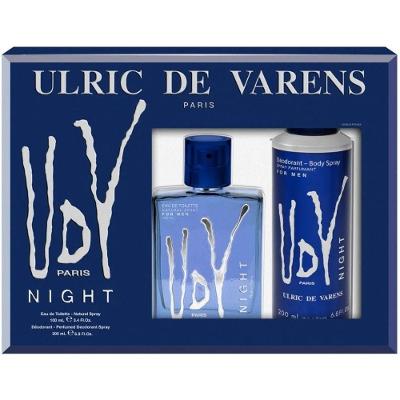 Kit Perfume UDV Night Masculino EDT Amadeirado 100ML Ulric de Varens