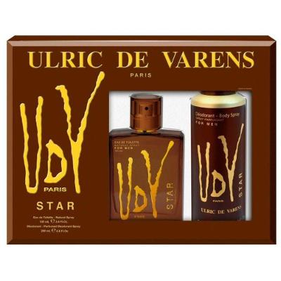 Kit Perfume UDV Star For Men Masculino 100ML e Deo Spray 200ML Star