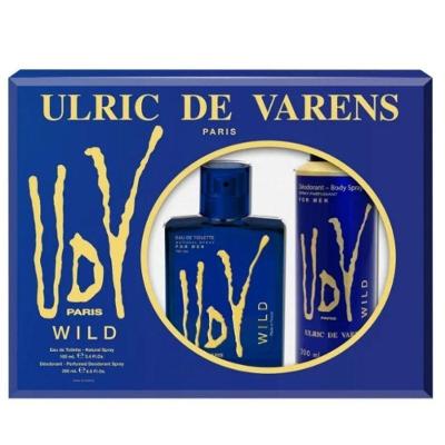 Kit Perfume UDV Wild Eau de Toilette 100ML e Deo Spray 200ML Wild Card