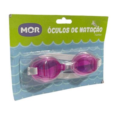 Óculos de Natação Fashion Infantil Tiras Reguláveis Rosa Mor