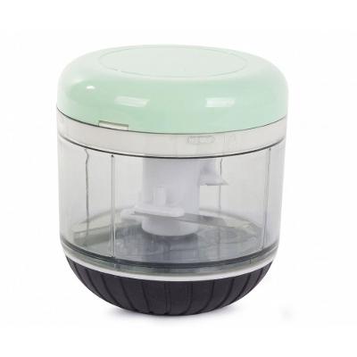 Mini Processador Manual de Alimentos 300ML Tritura Legumes e Nozes Plastico Verde Star Master