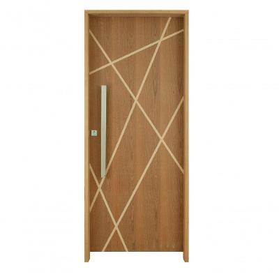 Kit Porta Madeira Agatha de Abrir 102X210CM Batente 14CM Imbuia Rodam
