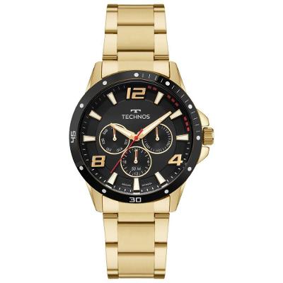 Relógio Masculino Racer Premium Bicolor Aço Inox Dourado Technos