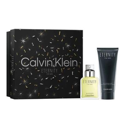 Kit Eternity For Men EDT Masculino Aromático Fougère 50ML + Shower Gel 100ML Calvin Klein
