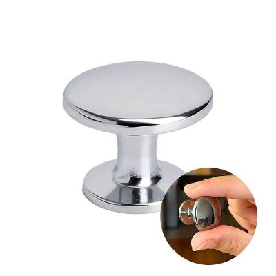 Puxador Ponto Italy Line Sinnai IL808 para Móveis Formato Redondo em ZAMAC 25MM Prata