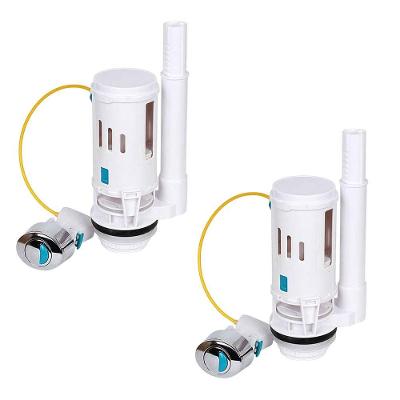 Kit 2 Reparos de Caixa Acoplada Dual Flush Polipropileno Branco AB Mídia