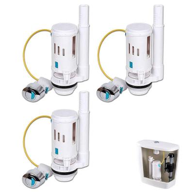 Kit 3 Reparos de Caixa Acoplada SU-ACO2 Duplo Acionamento Branco AB Mídia