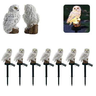 Kit 7 Corujas Luminárias Solares LED SU-CORU IP65 Branco AB Mídia
