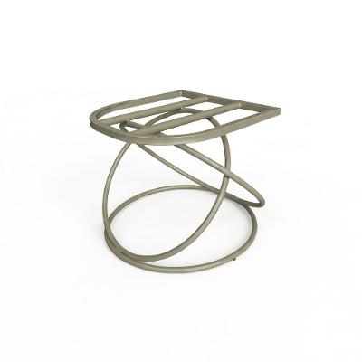 Base para Poltrona Aramada Luxo em Aço Dourado Mobília Decor