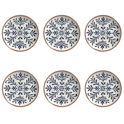 Conjunto de Pratos de Sobremesa Coup Coimbra Stoneware Branco Porto Brasil
