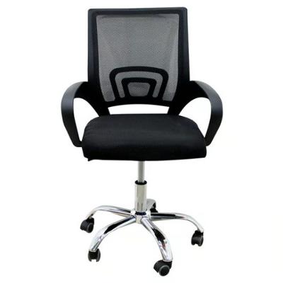 Cadeira de Escritório Mesh New Java Diretor Base Cromada Giratória Preto Decoreshop