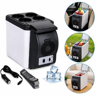 Mini Geladeira Portátil 6L para Carro e Barco 12V Refrigerador e Aquecedor Yeet