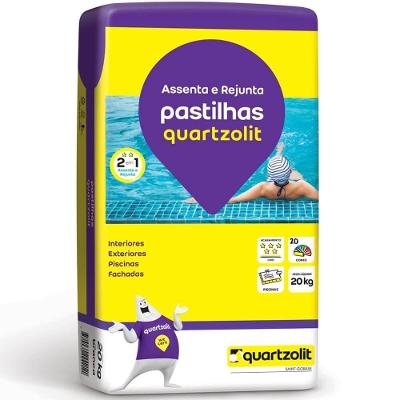 Argamassa Rejunte para Pastilhas 20kg Branco 0561.00000.0020PA Quartzolit