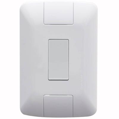 Conjunto Interruptor Paralelo 4x2 Aria 6A 250V Branco Tramontina