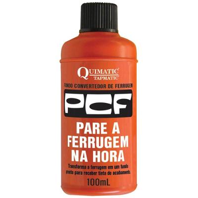 Fundo Convertedor de Ferrugem PCF DD1 100ML Transforma Ferrugem em Fundo Resistente à Corrosão