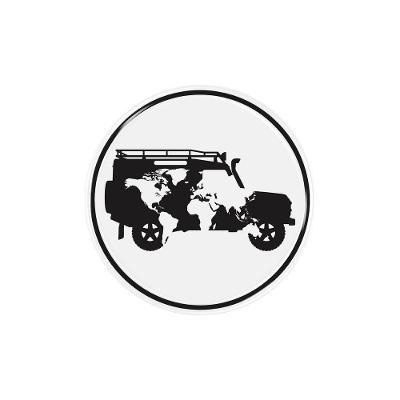 Adesivo Resinado 3D Moto Mapa Aventura Touring AR-655 PVC Teu Adesivo