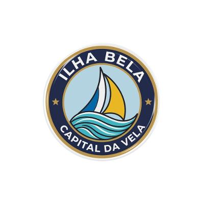 Adesivo Resinado Ilha Bela Capital da Vela Motos Carros Teu Adesivo