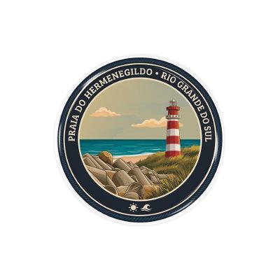 Adesivo Resinado Praia do Hermenegildo RS 3D Alto Relevo Teu Adesivo