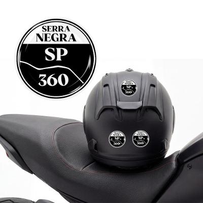 Adesivo Resinado Serra Negra SP 360 Turismo 3D AR-646 PVC Teu Adesivo