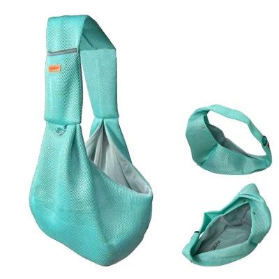 Bolsa de Transporte Pet Braslu BSL3907 Sling Pequeno Porte Verde Poliéster