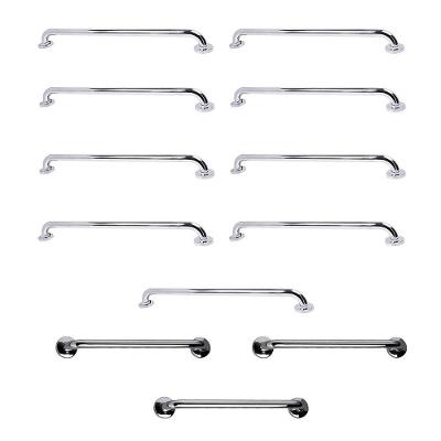 Kit Barra de Apoio BSL3420 Inox 12 Unidades para Banheiro Aço Inox Braslu