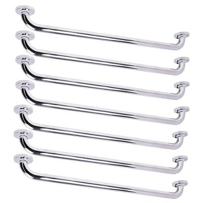 Kit 7 Barras de Apoio BSL3420 80cm Aço Inox Banheiro Inox Braslu