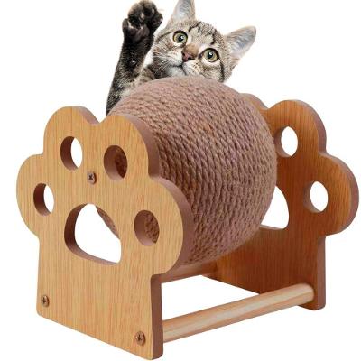 Arranhador para Gatos Braslu BSL3897 Bola de Sisal Bege 1 Unidade