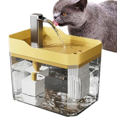 Bebedouro Fonte Automático Braslu BSL3810 Pets Amarelo 1,5L Bivolt