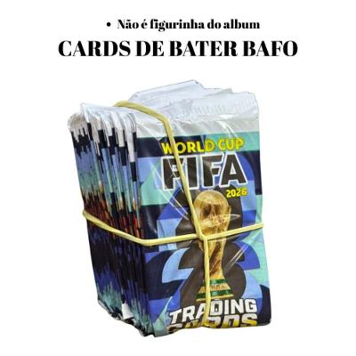 Kit 200 Cards Copa do Mundo FIFA 2026 50 Pacotinhos para Bafo