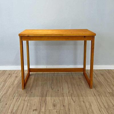 Mesa de Escritório Retangular Linea Rústico Pinus 96CM Carvalho Artfactory Design
