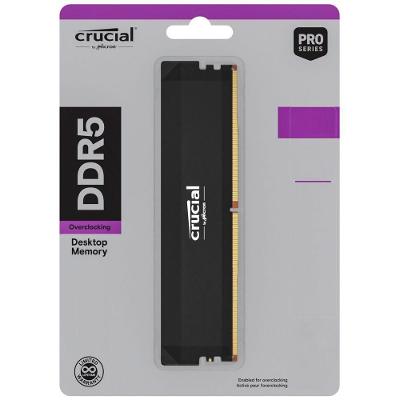 Memória RAM DDR5 16GB 6400MHz CP16G64C38U5B Preto Crucial Basics