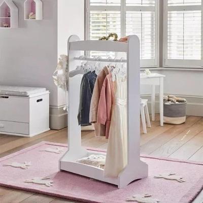 Roupeiro Infantil Luara sem Portas com Cabideiro MDF Branco Woodcore