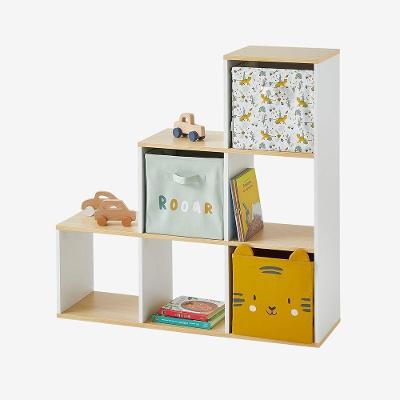 Estante Infantil Colméia Dylan MDF 15MM 99CM Amadeirado Woodcore