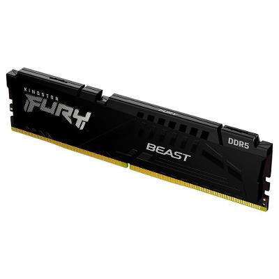 Memória RAM Fury Beast DDR5 16GB 5600MHz KF556C40BB-16 Preto Kingston