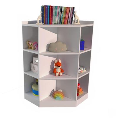 Cantoneira Organizadora Nichos Infantil Jade MDF Verde Woodcore